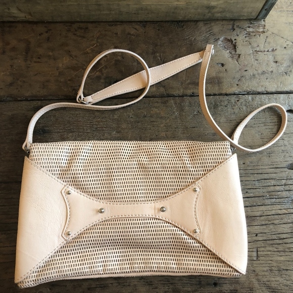 McQ Alexander McQueen Pink Perforated Leather Bag - Picture 2 of 8